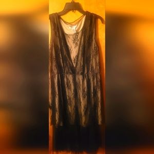 Pinky Black lace dress XL NWOT boutique
